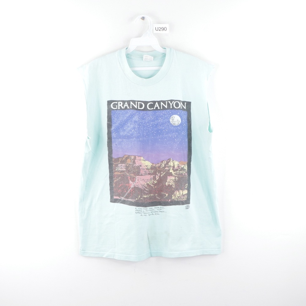 Vintage 80s Streetwear Grand Canyon Cut Off Shirt
